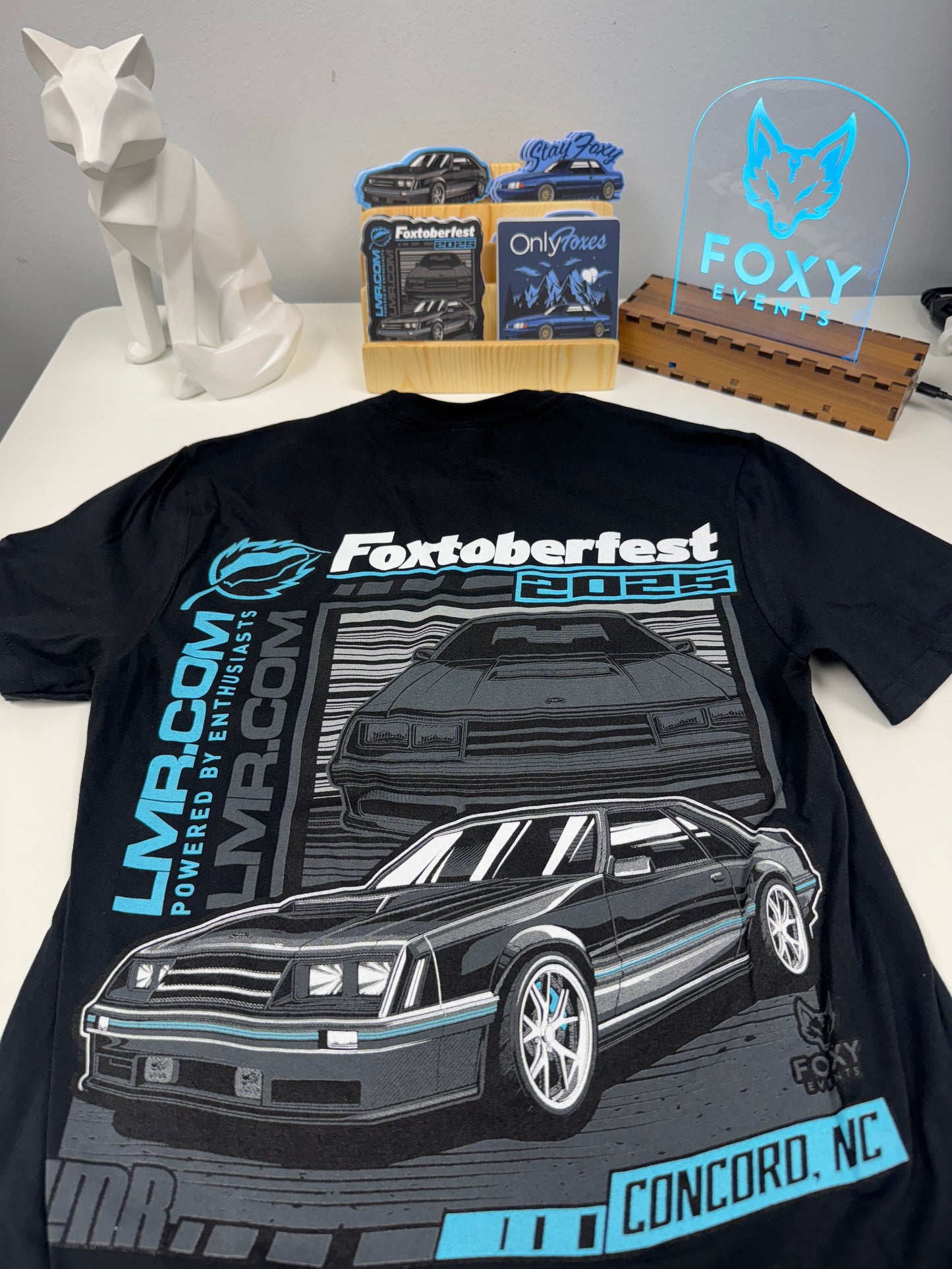 Foxtoberfest 2025 Official Event Shirt - Black